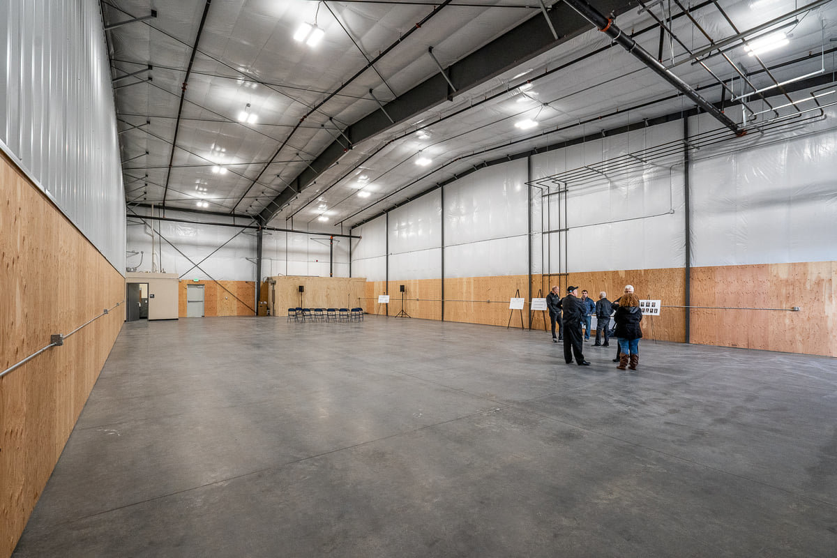 The  inside of the Pemerl Building in the Chehalis Industrial Park is pictured in this photograph provided by the Port of Chehalis.